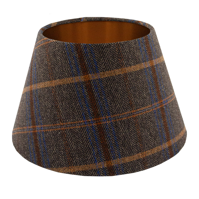 Margo Umber Tartan Empire Lampshade