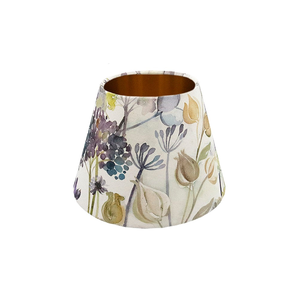 Voyage Hedgerow Blue Empire Lampshade Copper Inner