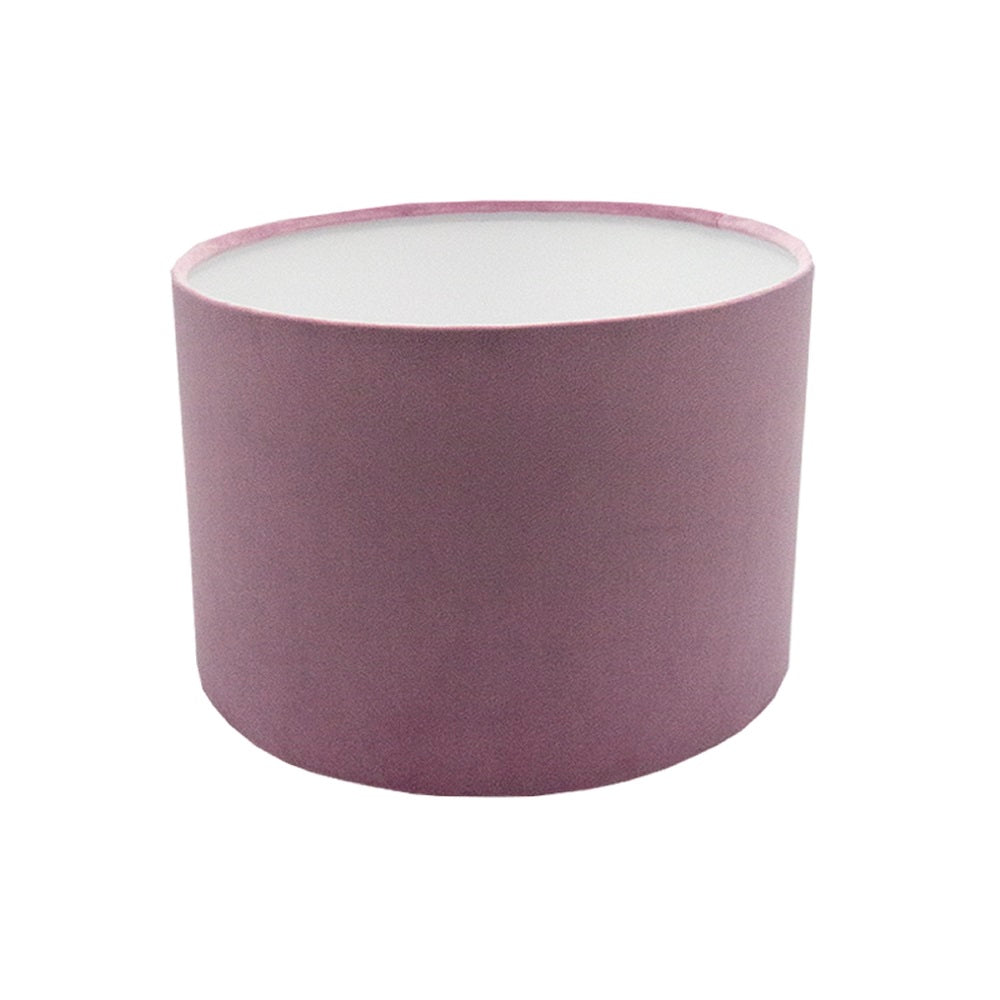 Lavender Velvet Drum Lampshade