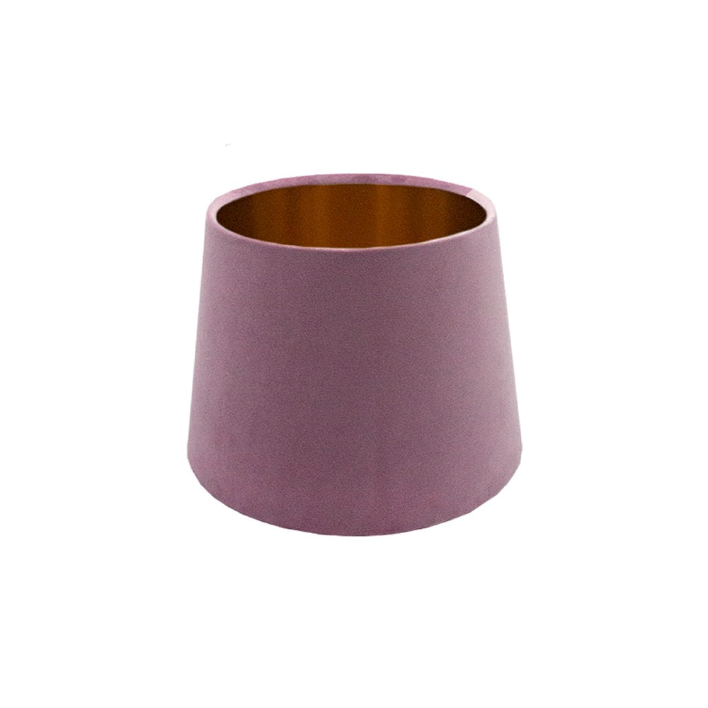 Lavender Velvet French Drum Lampshade