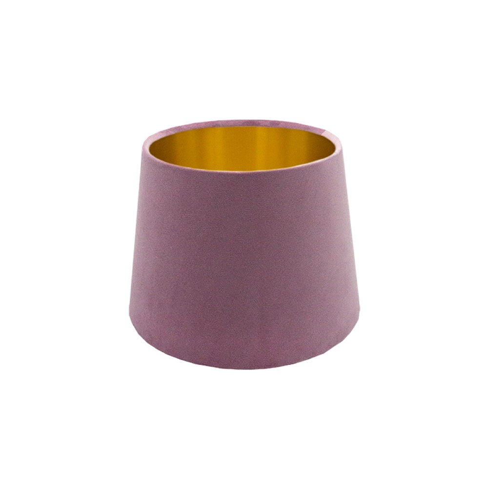 Lavender Velvet French Drum Lampshade