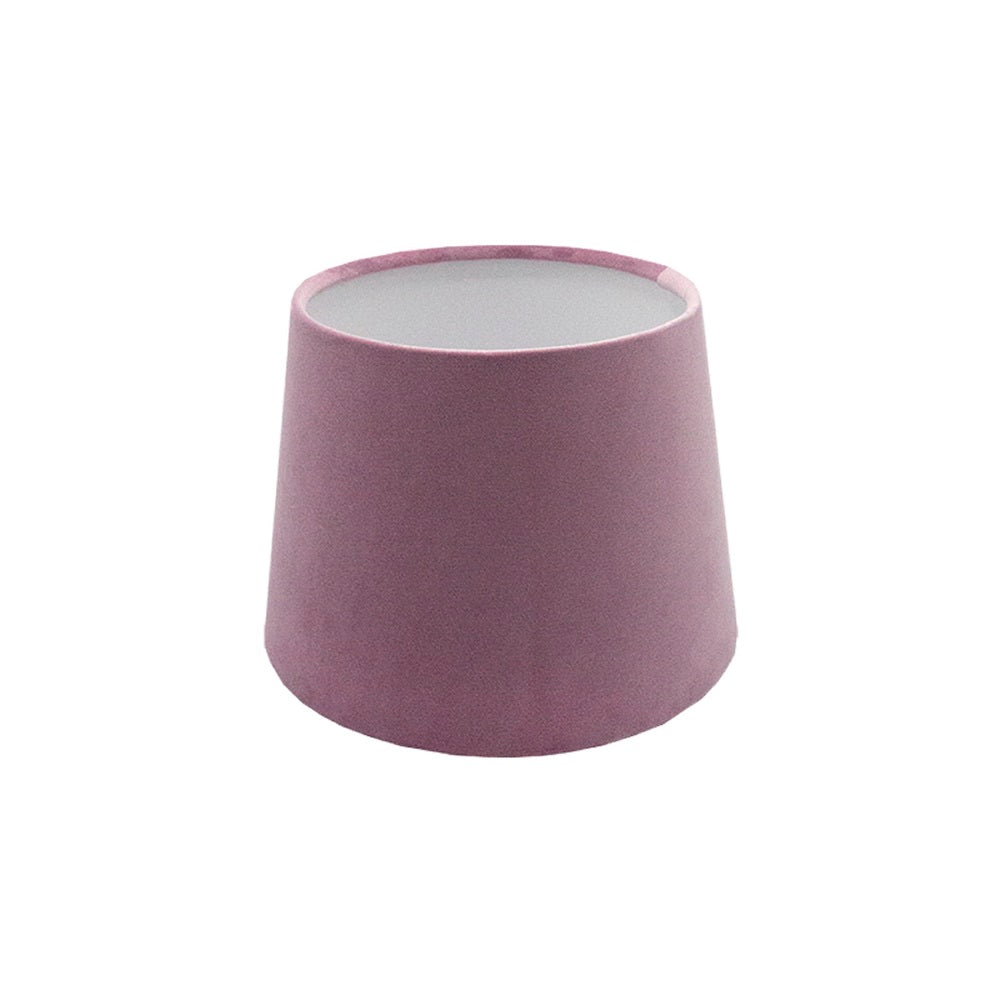 Lavender Velvet French Drum Lampshade