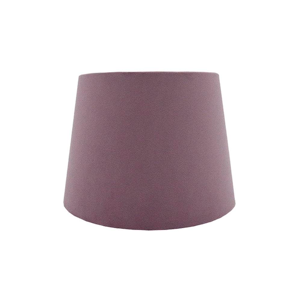 Lavender Velvet French Drum Lampshade