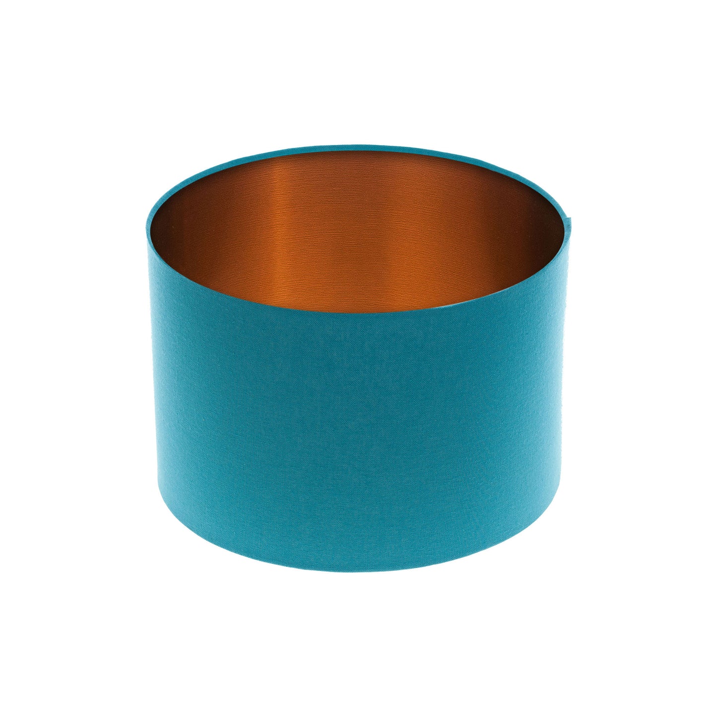 Aqua Blue Drum Lampshade