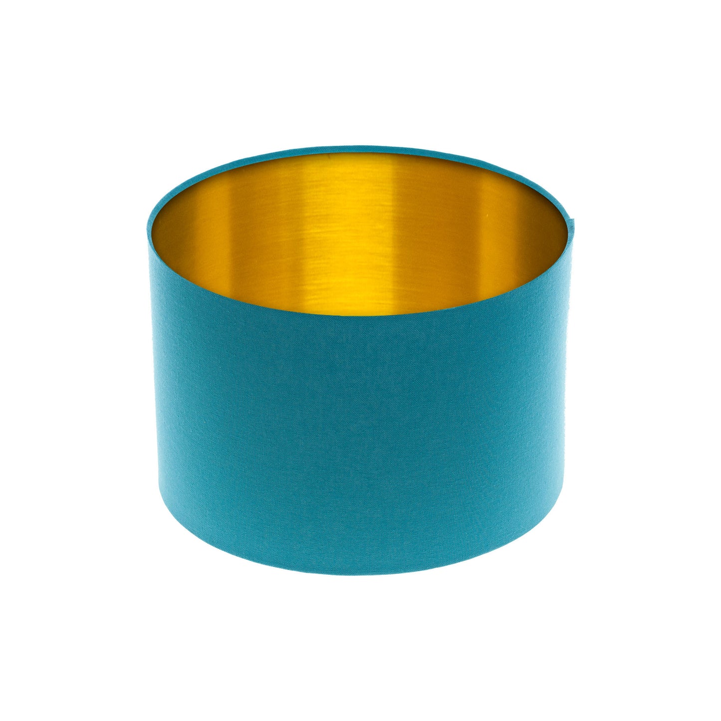 Aqua Blue Drum Lampshade