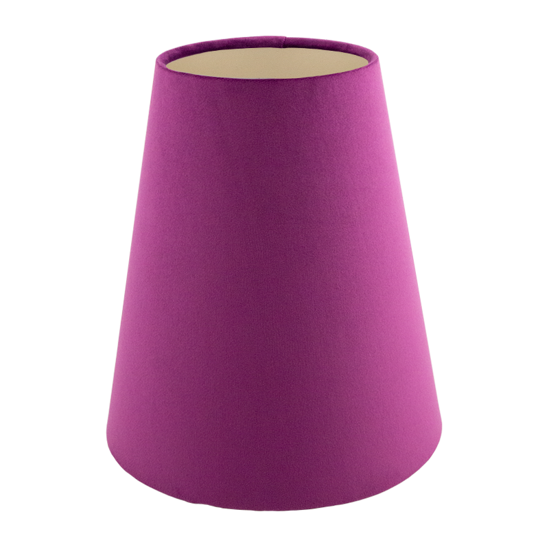 Aubergine Velvet Tall Empire Lampshade