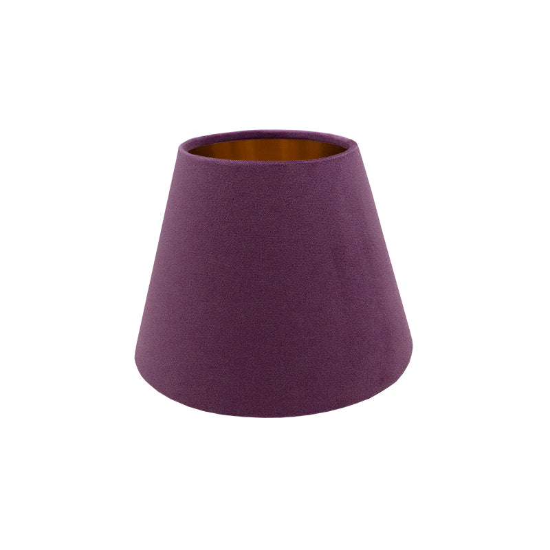 Aubergine Velvet Empire Lampshade