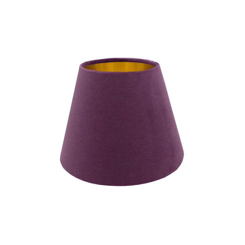 Aubergine Velvet Empire Lampshade