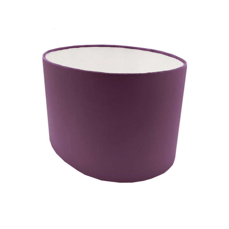 Aubergine Velvet Oval Lampshade