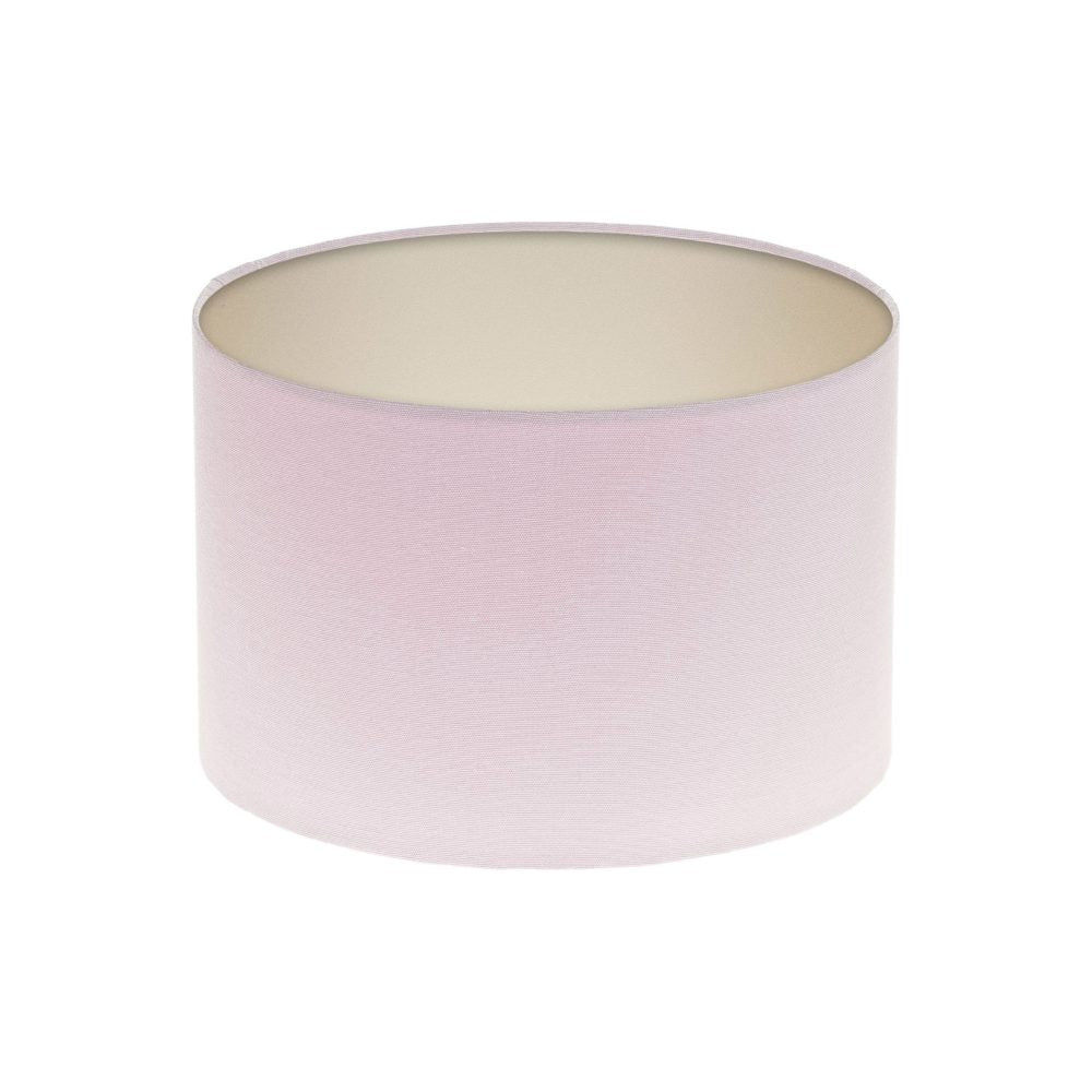Baby Pink Drum Lampshade Champagne Inner