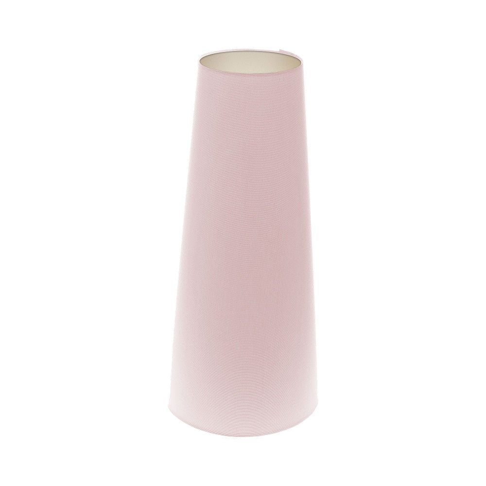 Baby Pink Tall Tapered Lampshade Champagne Inner