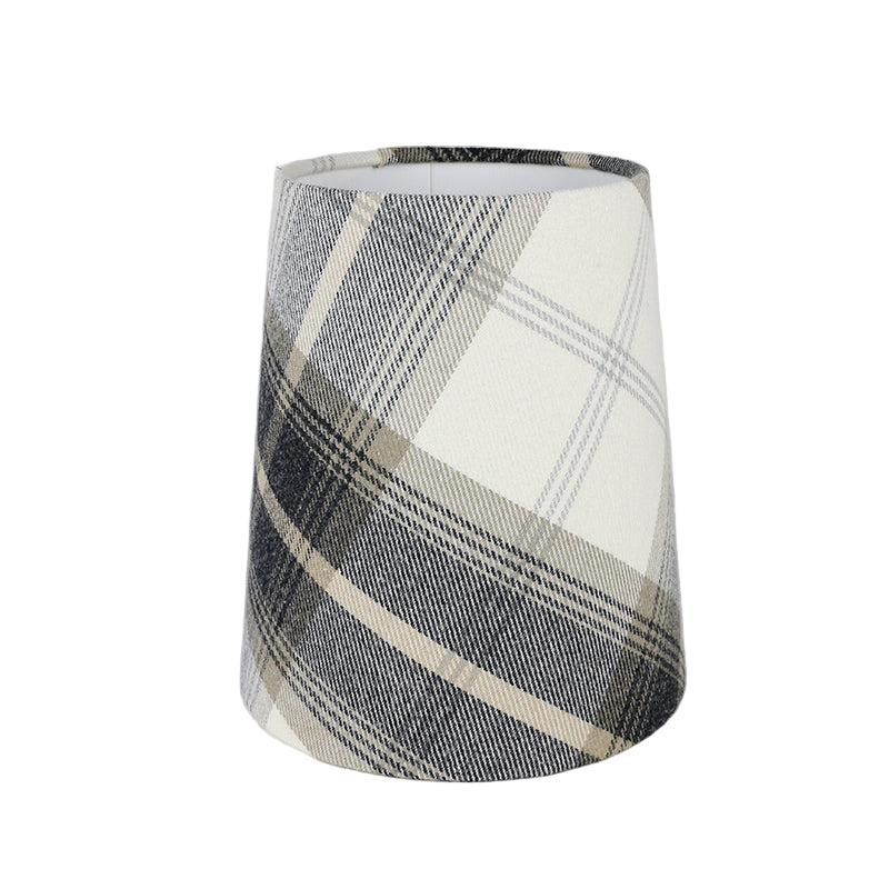 Balmoral Charcoal Tall French Drum Lampshade