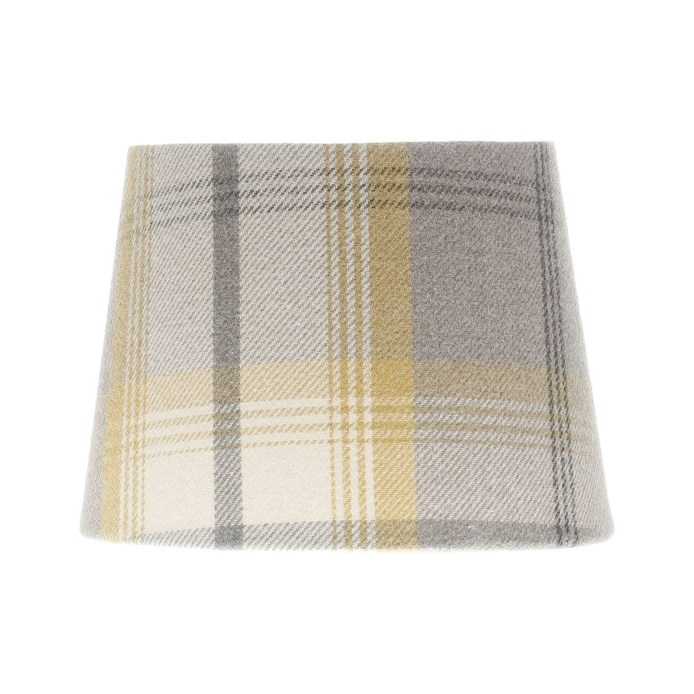 Balmoral Citrus Tartan French Drum Lampshade
