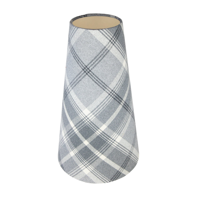 Balmoral Dove Grey Tall Tapered Lampshade