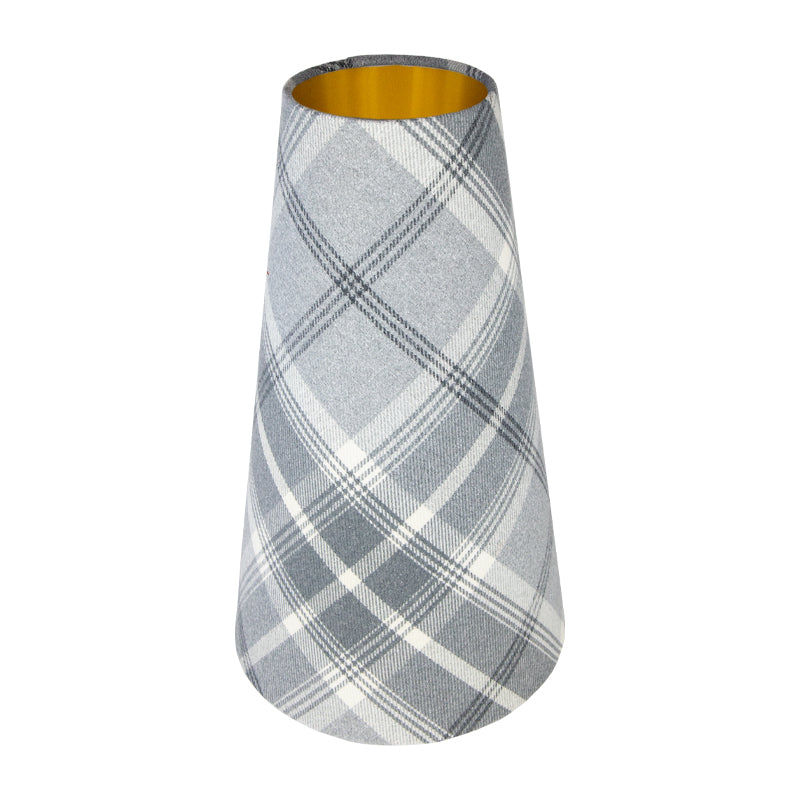 Balmoral Dove Grey Tall Tapered Lampshade