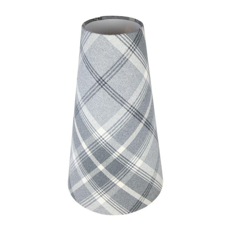 Balmoral Dove Grey Tall Tapered Lampshade