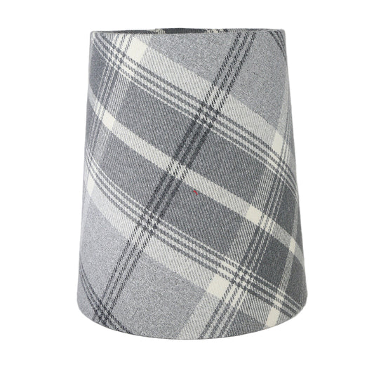 Balmoral Dove Grey Tall French Drum Lampshade