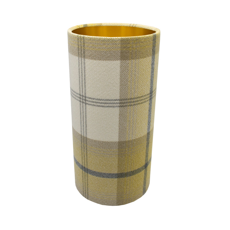 Balmoral Ochre Tall Drum Lampshade