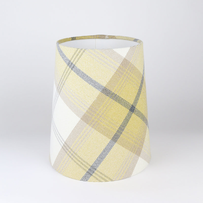 Balmoral Ochre Tall French Drum Lampshade