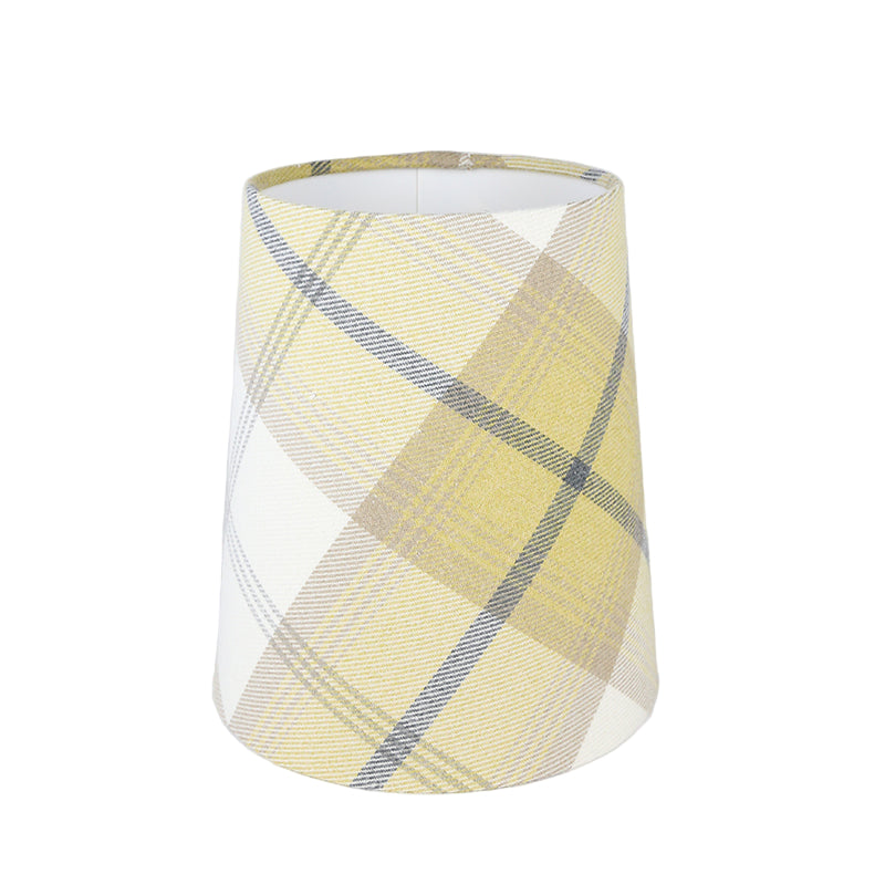 Balmoral Ochre Tall French Drum Lampshade