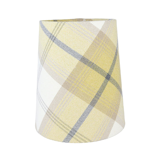 Balmoral Ochre Tall French Drum Lampshade
