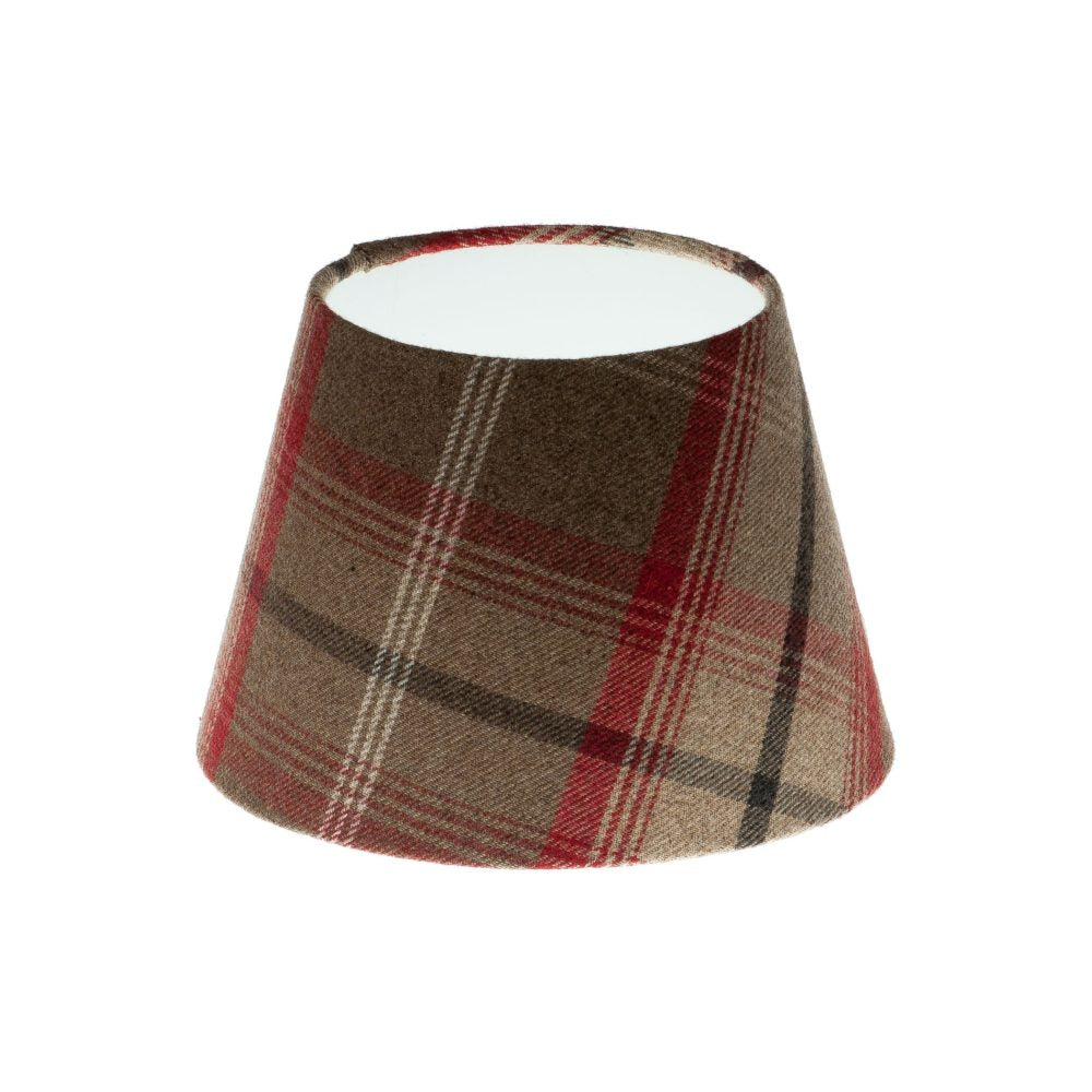 Balmoral Rosso Tartan Empire Lampshade