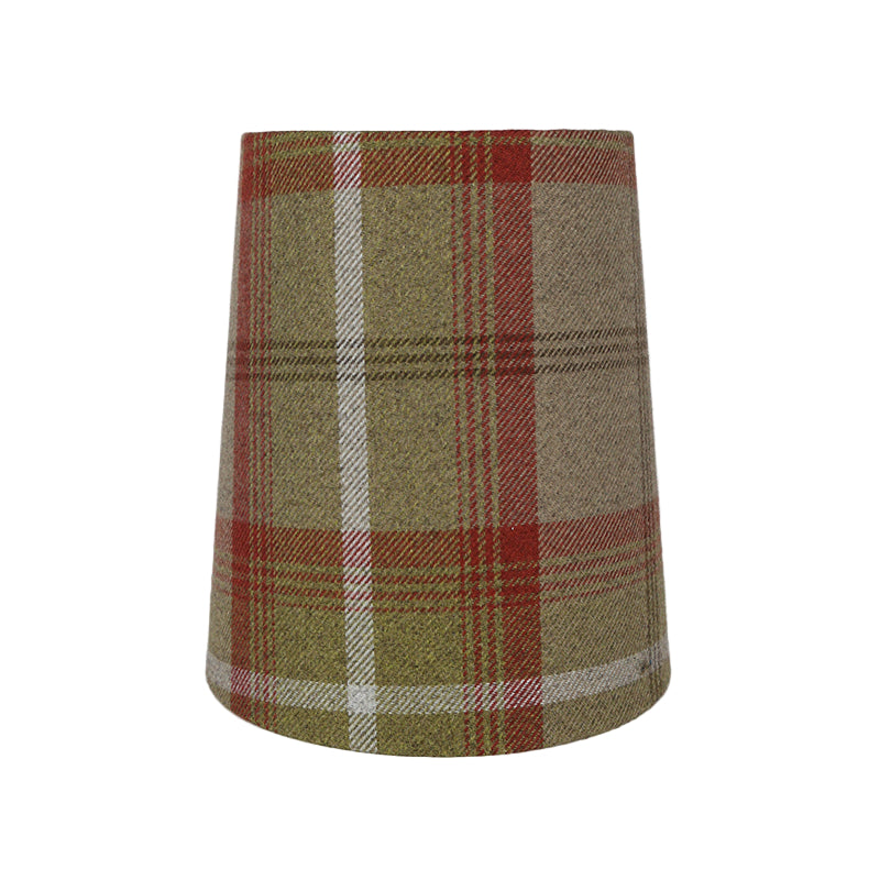 Balmoral Rust Tall French Drum Lampshade