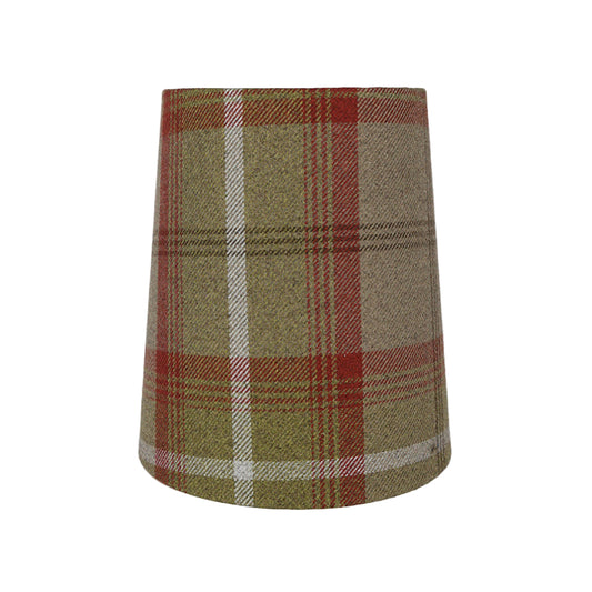 Balmoral Rust Tall French Drum Lampshade