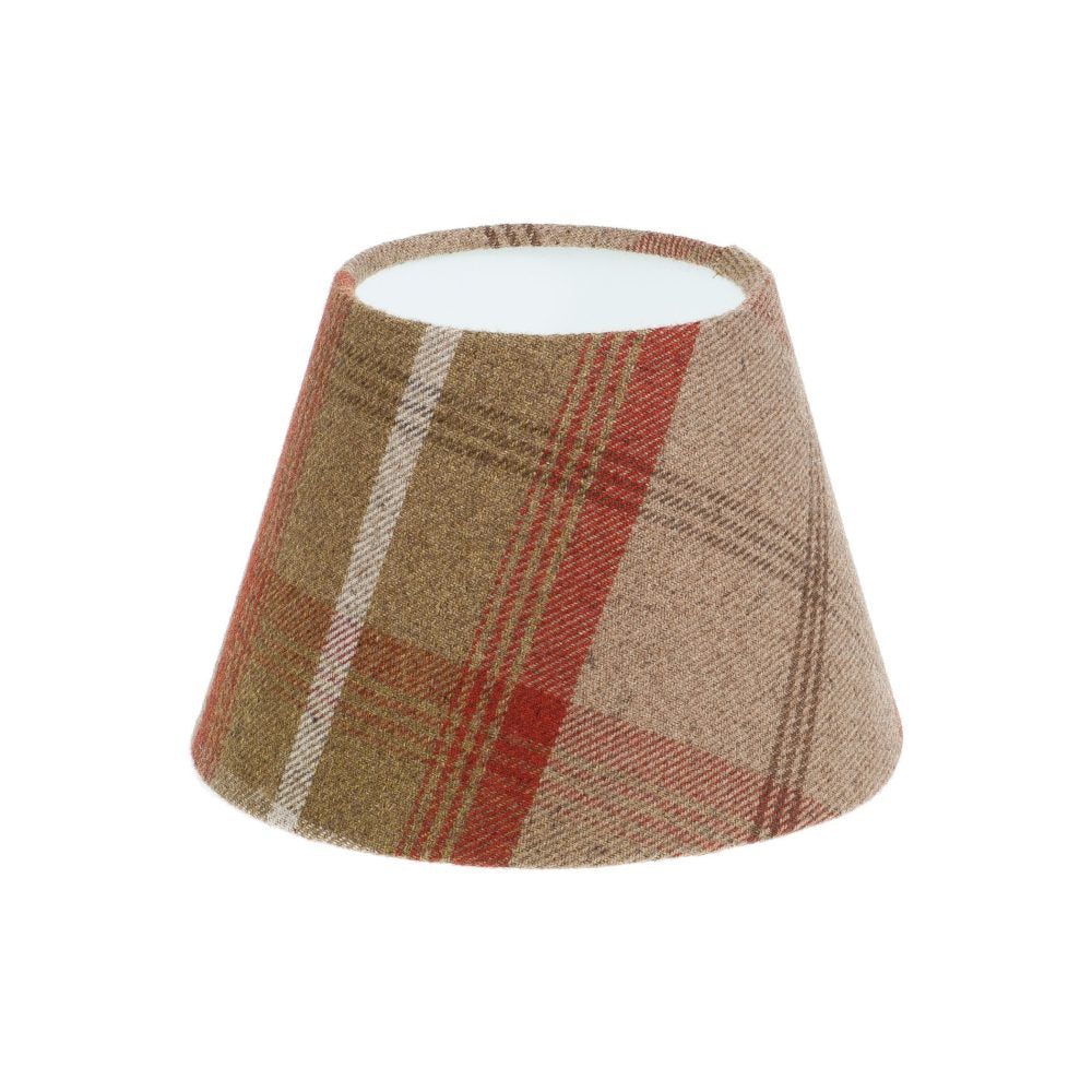 Balmoral Rust Tartan Empire Lampshade