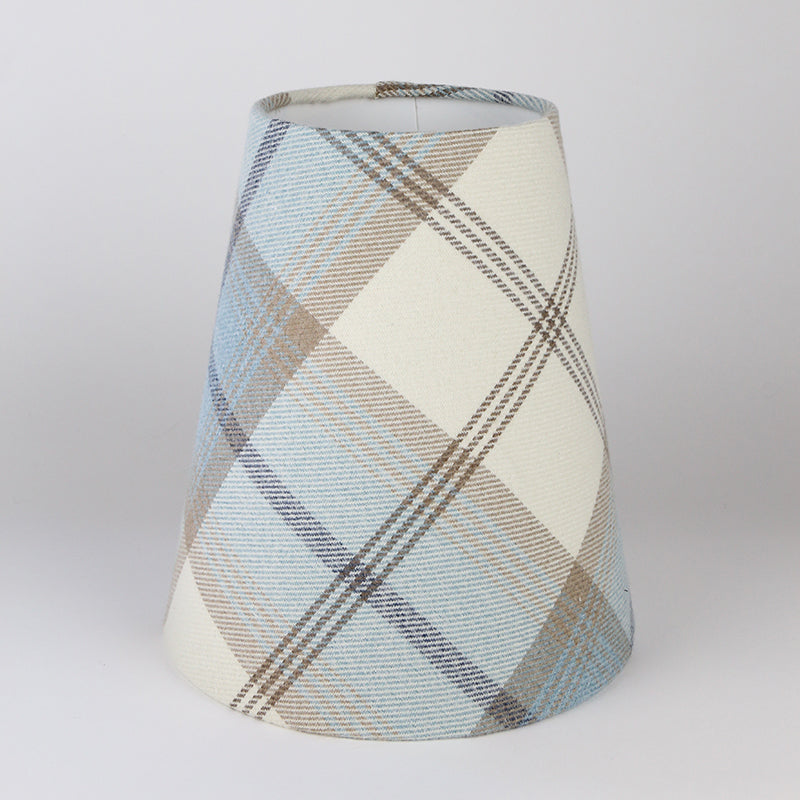 Balmoral Sky Blue Tall Empire Lampshade