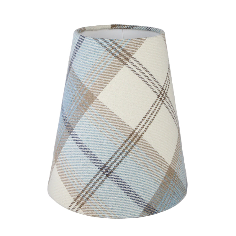 Balmoral Sky Blue Tall Empire Lampshade