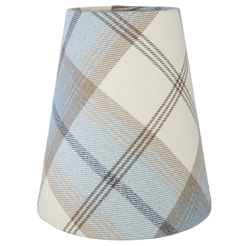 Balmoral Sky Blue Tall Empire Lampshade