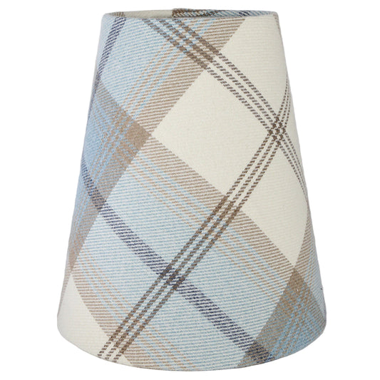 Balmoral Sky Blue Tall Empire Lampshade