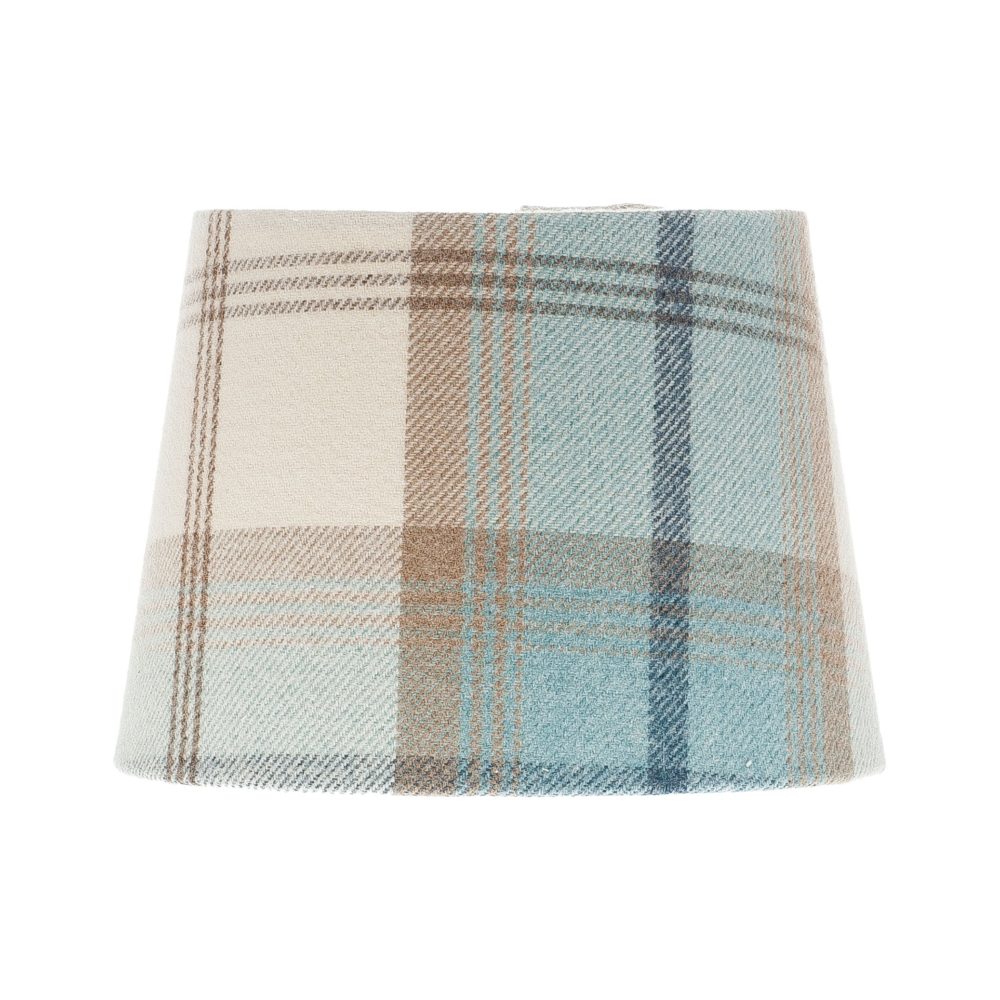 Balmoral Sky Tartan French Drum Lampshade