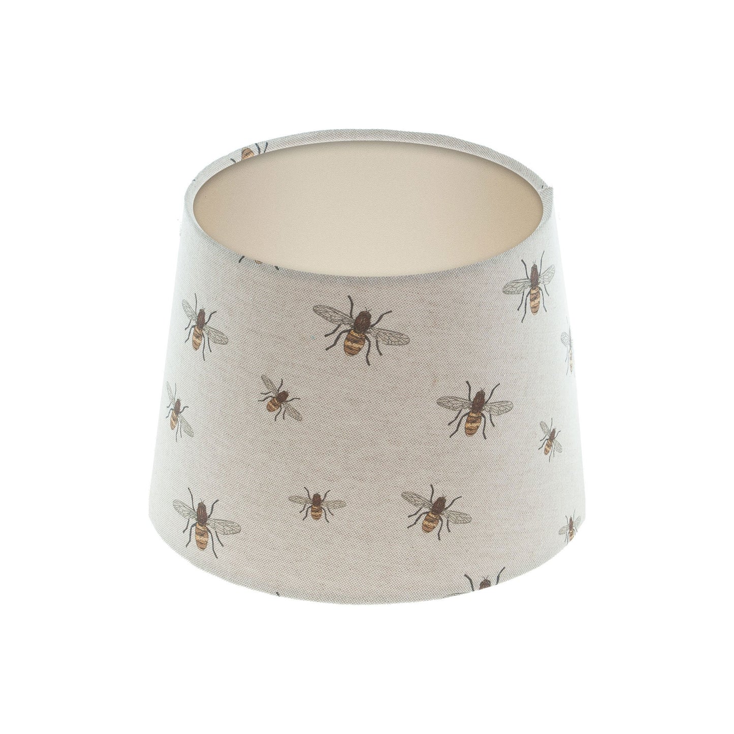 Bees French Drum Lampshade Champagne Inner