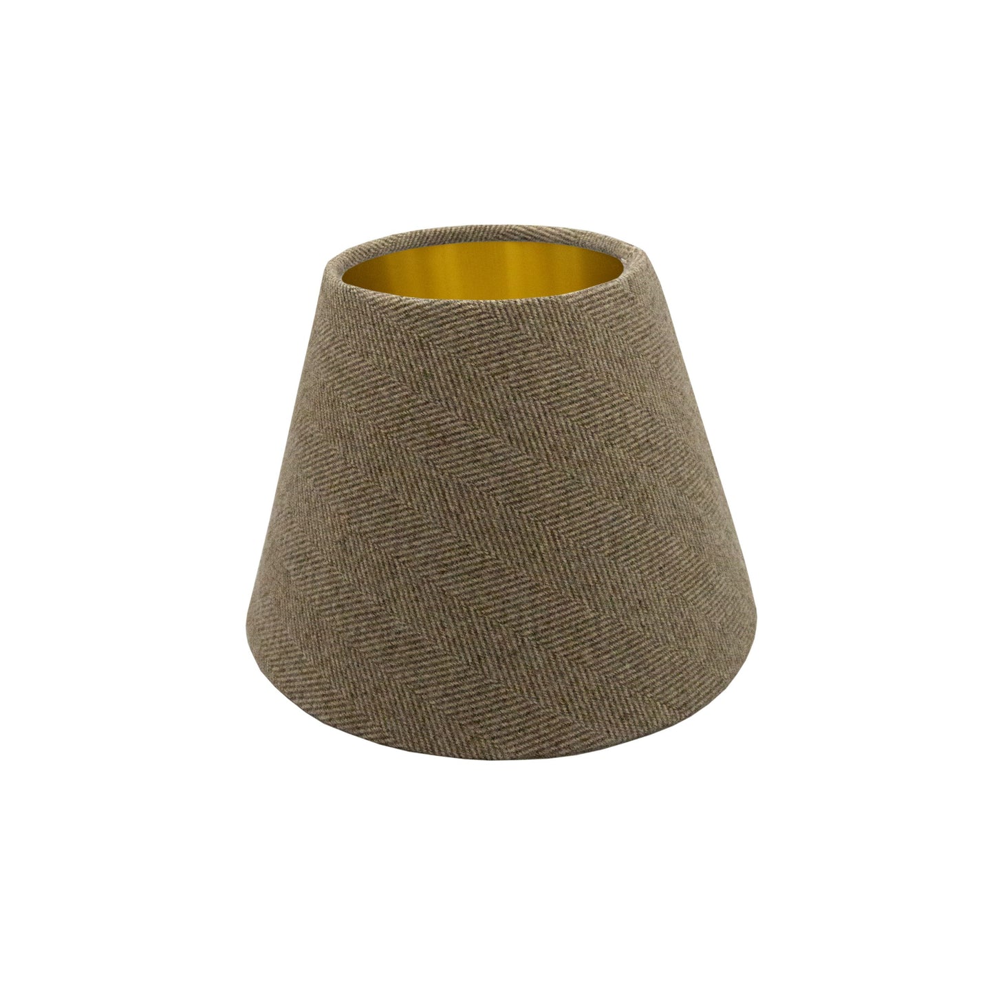 Beige Herringbone Empire Lampshade