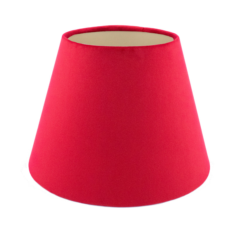 Berry Red Velvet Empire Lampshade
