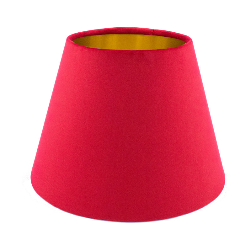 Berry Red Velvet Empire Lampshade