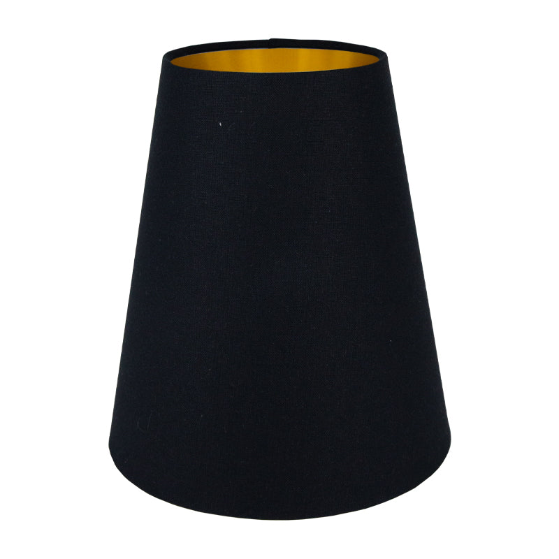 Black Cotton Tall Empire Lampshade