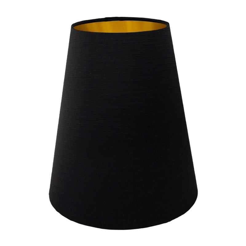 Black Satin Tall Empire Lampshade