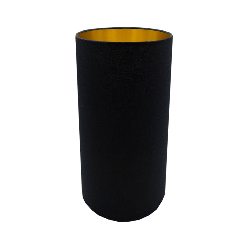 Black Tall Drum Lampshade