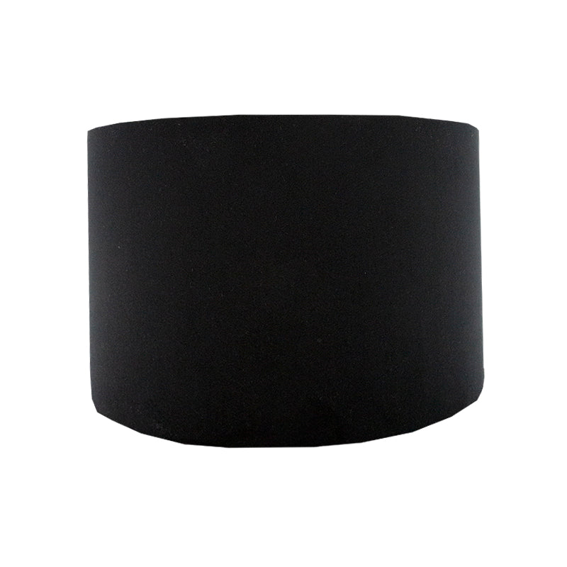 Black Velvet Drum Lampshade