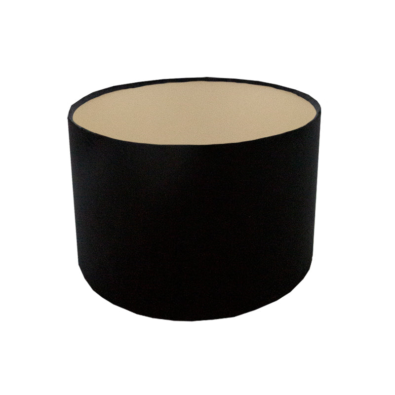 Voyage Black Velvet Drum Lampshade