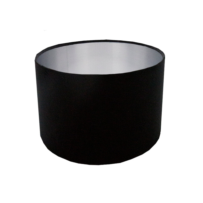 Voyage Black Velvet Drum Lampshade