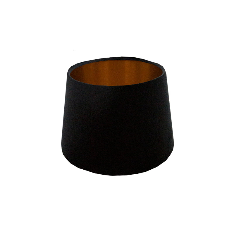 Black Velvet French Drum Lampshade
