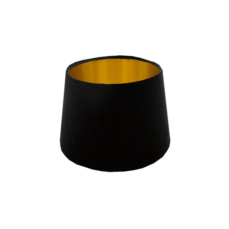 Black Velvet French Drum Lampshade