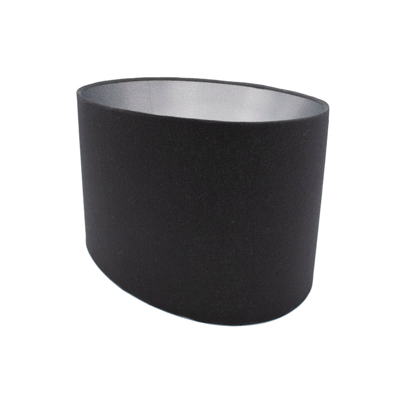 Black Velvet Oval Lampshade