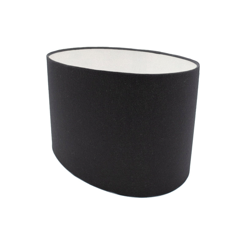 Black Velvet Oval Lampshade