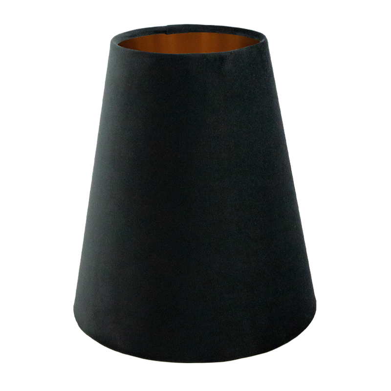 Black Velvet Tall Empire Lampshade