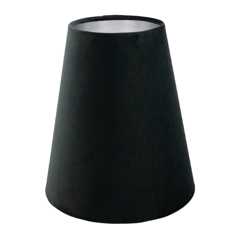 Black Velvet Tall Empire Lampshade